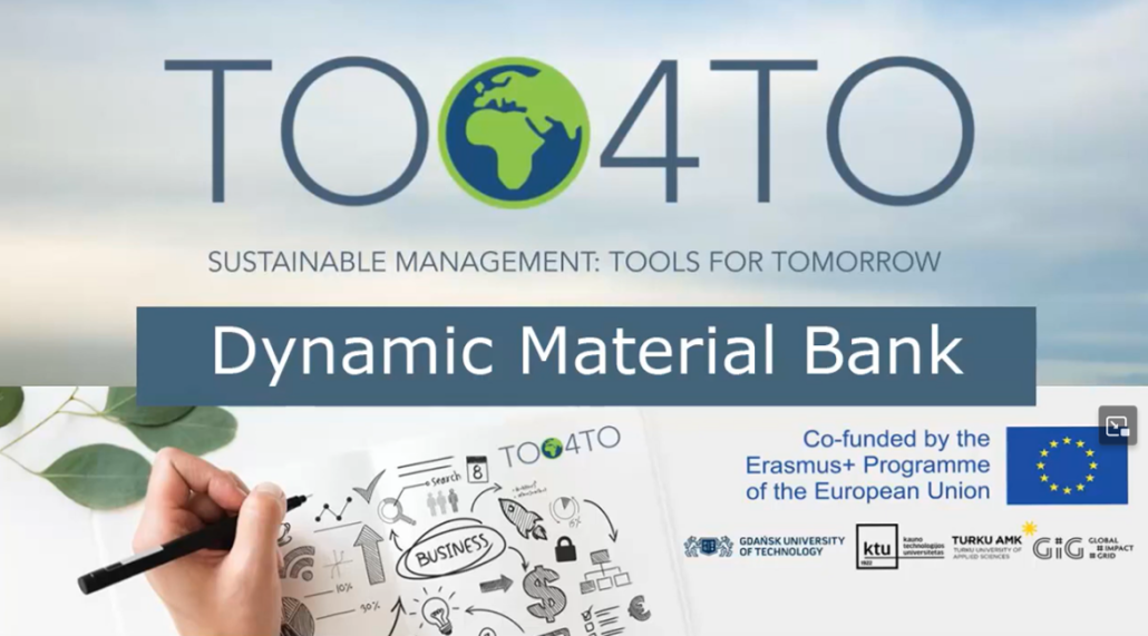 An image and link to the Dynamic Material Bank